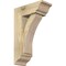 Ekena Millwork Thorton Traditional Rough Sawn Bracket w/ Offset Brace, Douglas Fir, 6"W x 14"D x 22"H BKT0604X14X22THR01RDF - alternate 1